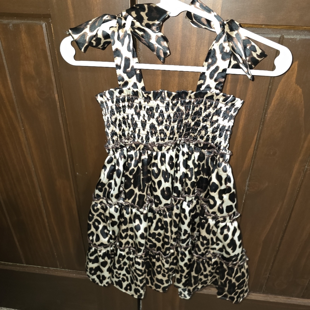 Rare edition 2t leopard dress